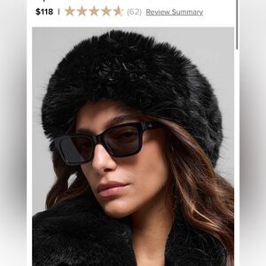 ALO Yoga Opulent Faux Fur Wintersun Headband